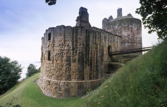 Ravenscraig Castle in Kirkcaldy.