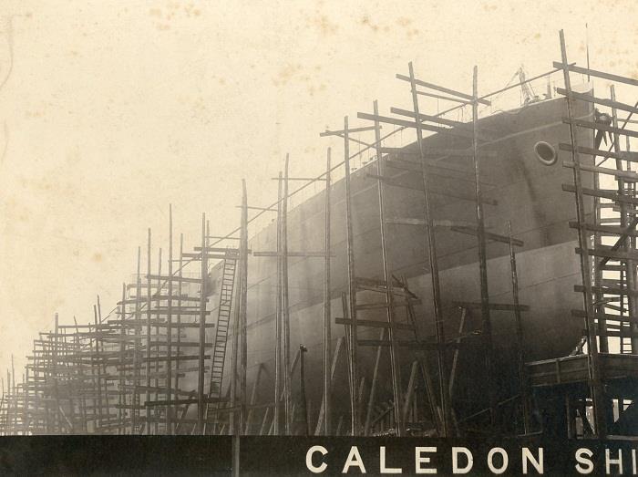 SS Californian under construction