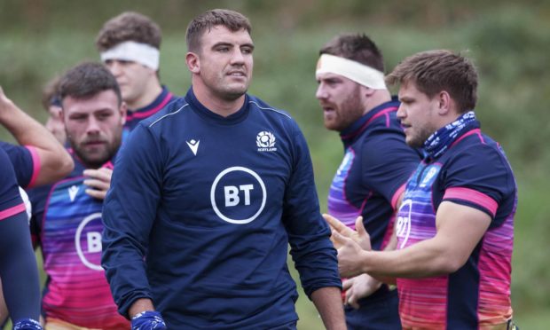 Scotland lock Sam Skinner.