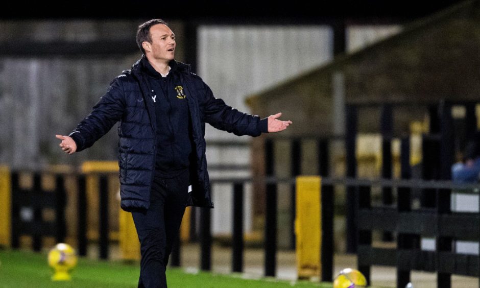 East Fife gaffer Darren Young.