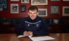 On his 16th birthday Ewan Murray has signed professional terms with Dundee.
