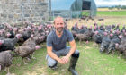 OPEN AIR CARE: Craig Michie says the welfare of his Barra Bronze turkeys is of prime importance.