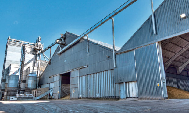 BUYOUT: Simpsons will take over WN Lindsay’s four grain stores in Scotland, including this one at Stracathro in Angus.