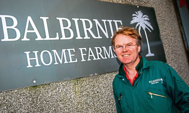 David Aglen is carrying out trials on winter wheat.