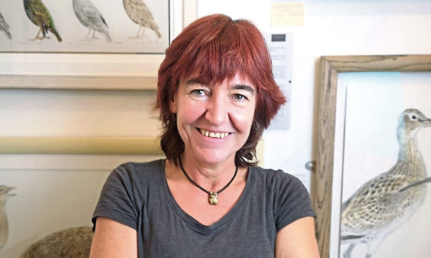 Vicky Cottrell of the Goldfinch Gallery in Comrie.