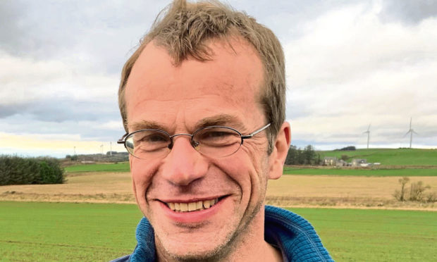 WINNER: Iain Learmonth of Greens of Savoch, Auchnagatt, won gold for the best percentage of potential yield.