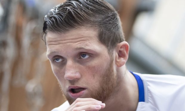 John Docherty during the public workout at The Winter Garden, Sheffield, in February.