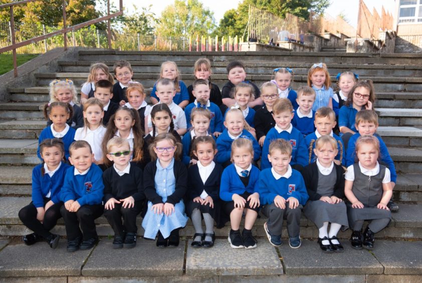 Caskieberran Primary School P1 pupils.