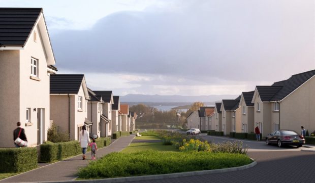 How the new homes in Aberdour might look.