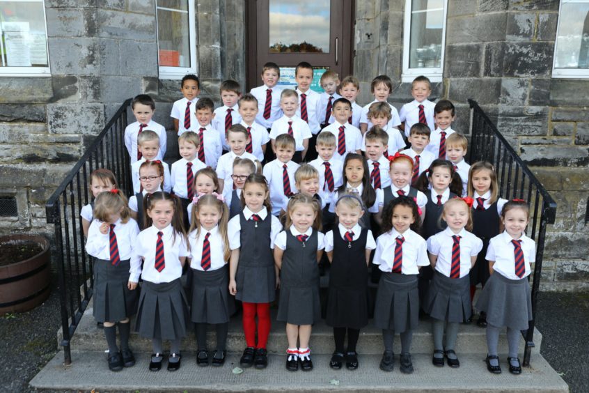 Townhill Primary School P1 pupils.