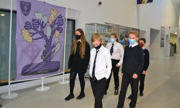 Pupils have adapted well to the new normal at St Johns Academy.