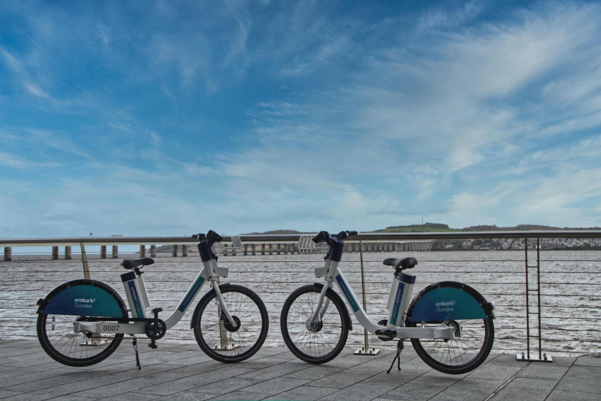 The first ebikes in Dundee's hire scheme hit the streets The Courier