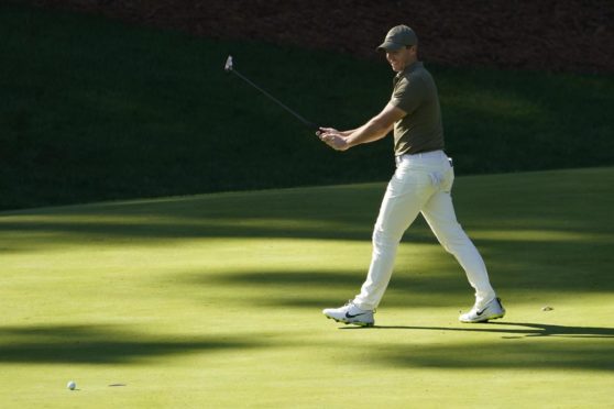 McIlroy shot eight-under in his first competitive action since the Masters.