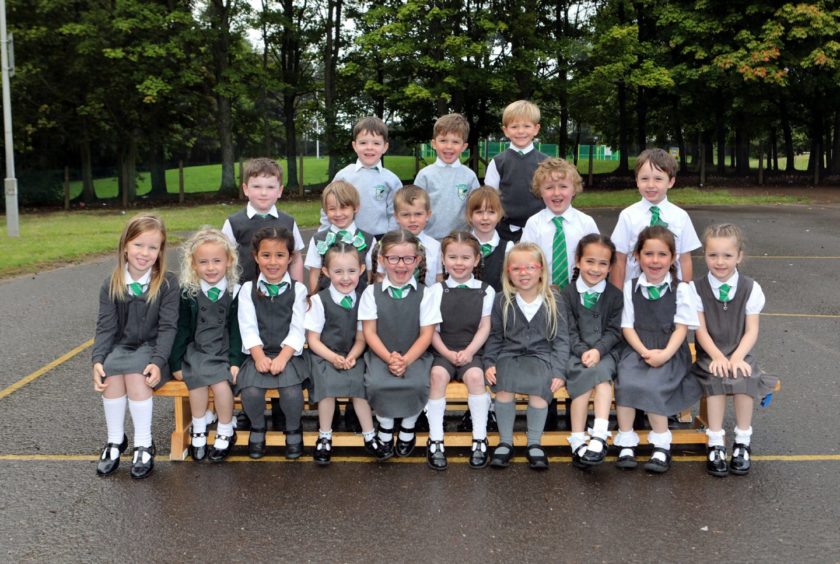 Barnhill Primary School class P1C.