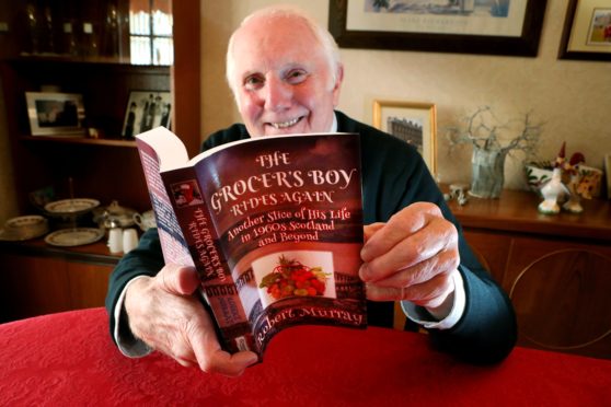 Carnoustie man Robert Murray with his new book