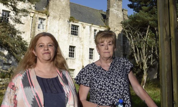 Marion Reid (right) and Carol Whyte, who say they were abused at Fornethy House in the 60s.