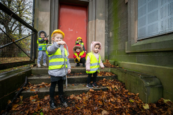 The former Fintry nursery building which will be transformed into a new childcare hub