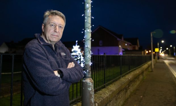 Like most villagers, Angus Forbes wants to see the string of vandalisms to Christmas lights ended.
