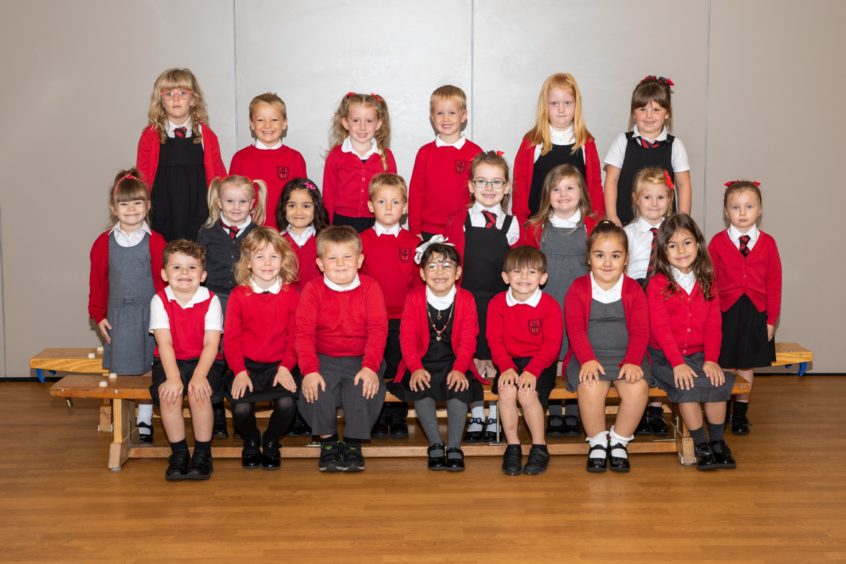 Warddykes Primary School P1DS class, taught by Mrs Diane Smith and Mrs Lisa Douglas.