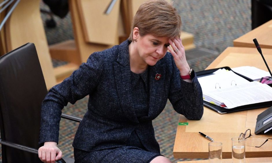 First Minister Nicola Sturgeon.