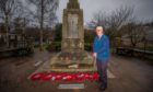 Ian Gilbert at Pitlochry War Memorial
