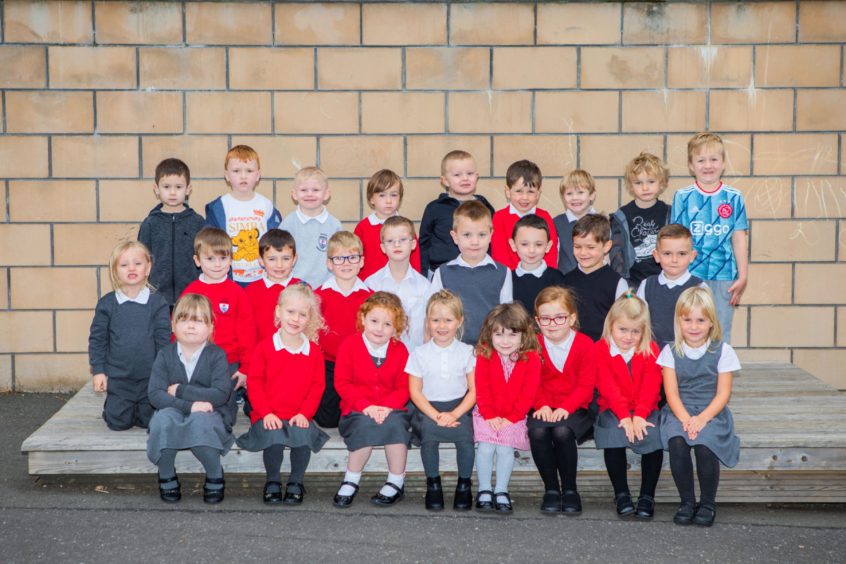 Tayport Primary School P1 pupils.
