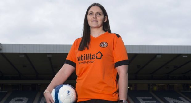 Former Dundee United defender Kirsty Oliphant.