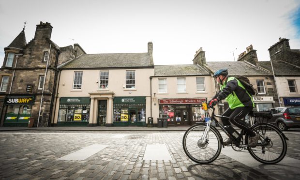 The deadly quiet streets of St Andrews during the lockdown earlier in 2020.