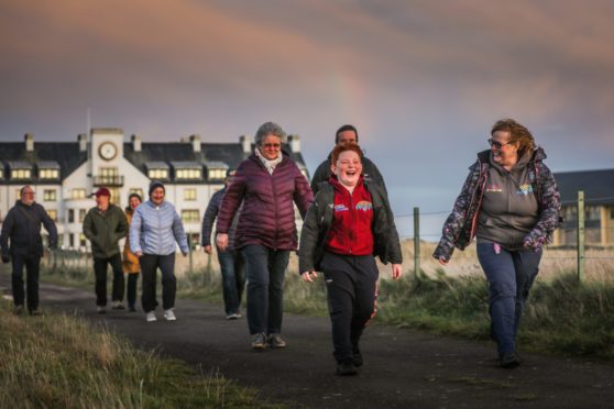 Carnoustie Theatre Club members are getting ready to walk a million steps