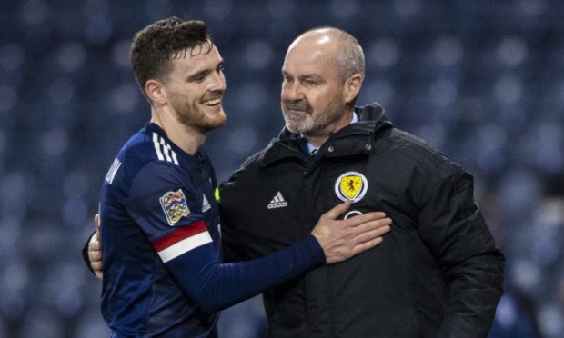 Andy Robertson and Steve Clarke.