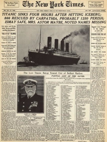SS Californian: Dundee-built ship forever associated with the Titanic ...