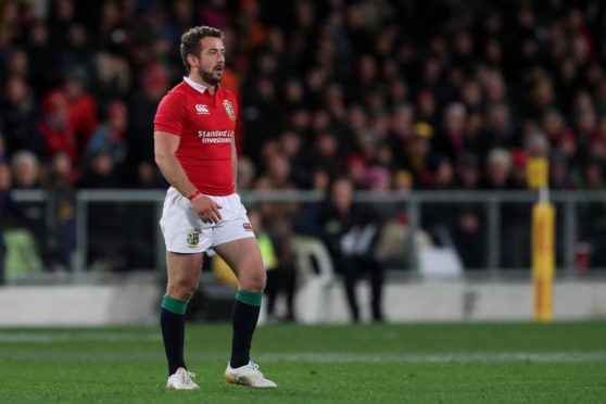 Greig Laidlaw in a Lions shirt during the 2017 tour, when he was called up for Ben Youngs.