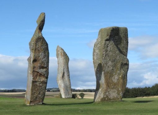 Standing Stones, Lundin Links.