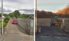 Pictures showing before and after a route was blocked off on Ferry Road, Monifieth. Image on left from Google Maps.
