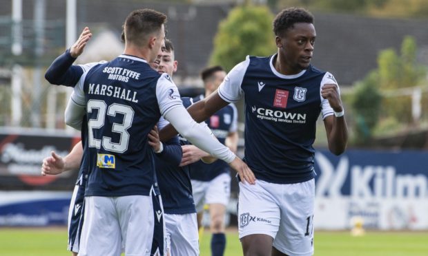Jonathan Afolabi is expected to return for Dundee today at Inverness.