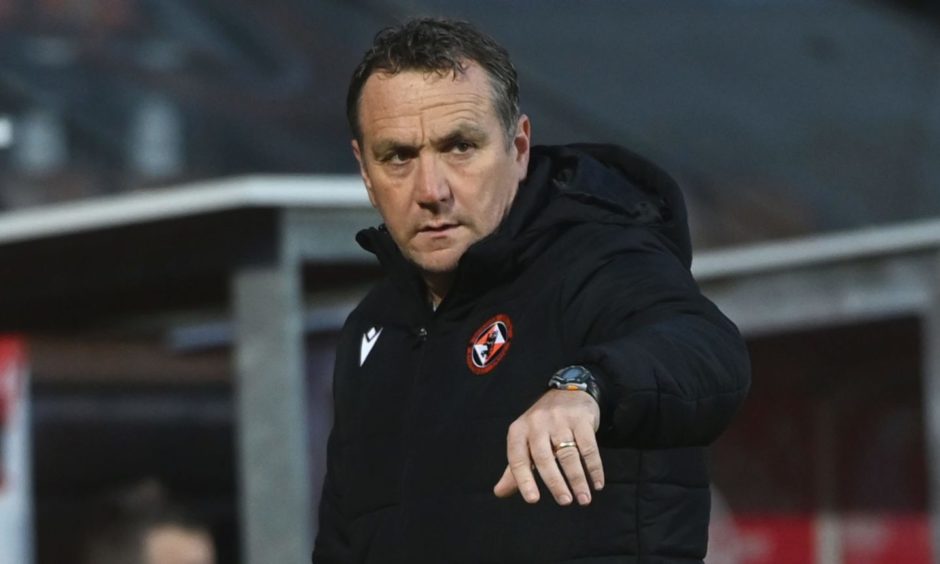 Dundee United boss Micky Mellon.