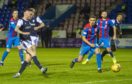 Jordan McGhee slots home to make it 2-2  between Dundee and Inverness Caledonian Thistle.