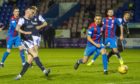 Jordan McGhee slots home to make it 2-2  between Dundee and Inverness Caledonian Thistle.
