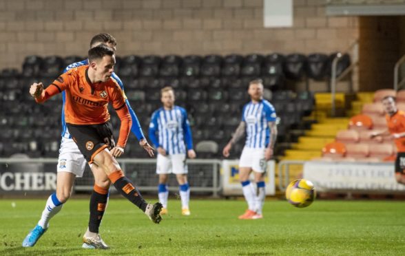 Lawrence Shankland makes it 2-0.