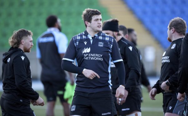 Glasgow and Scotland lock Scott Cummings.