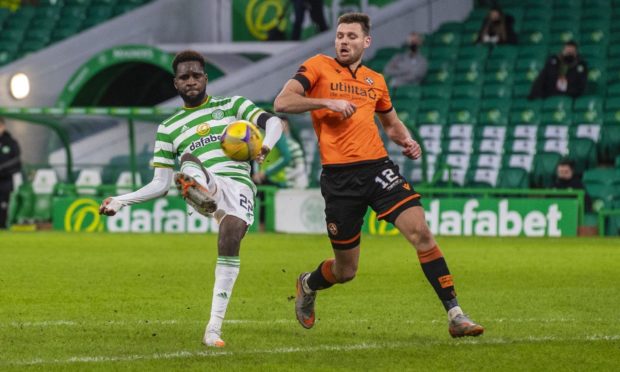 Odsonne Edouard puts Celtic 3-0 up.