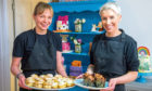 Sarah Martin and Rosie Macgregor of Temptations Boutique Bakery, Cupar.