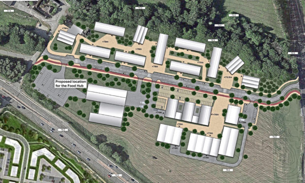 LOOKING TO FUTURE: An artist’s impression of the proposed expansion of facilities at SRUC’s Craibstone campus on the outskirts of Aberdeen.