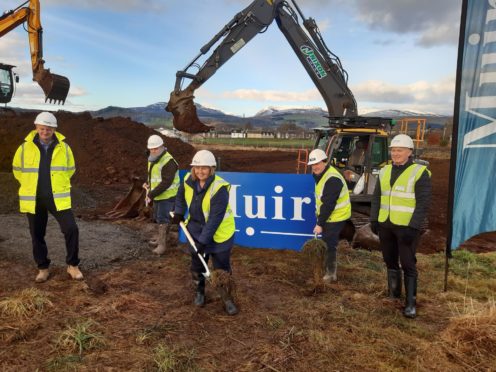 Councillor Rhona Brock visits the BM site in Crieff