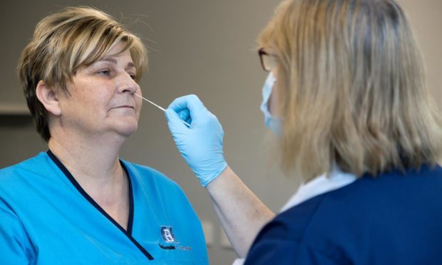 Balhousie nurses get tested for Covid-19