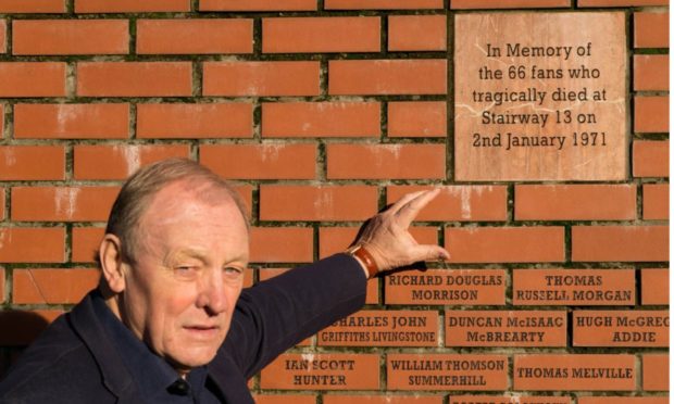 Fraser Bruce at Ibrox stadium in Glasgow