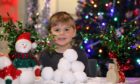 Cole Rafferty, 4, was making snowballs on his visit to the centre.