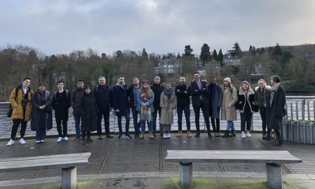 Students at the University of Dundee were praised for their Perth 2040 report.