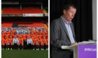 Jason Leitch has heavily criticised Dundee United for allowing a group photo, left
