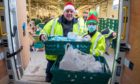 Food and children's toys were delivered to families across Kirkcaldy.